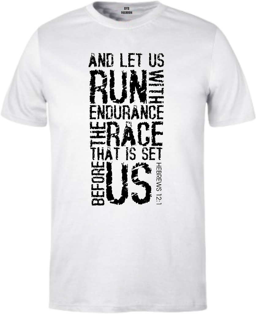 And Let Us Run With Endurance 145gsm Kids T-Shirt