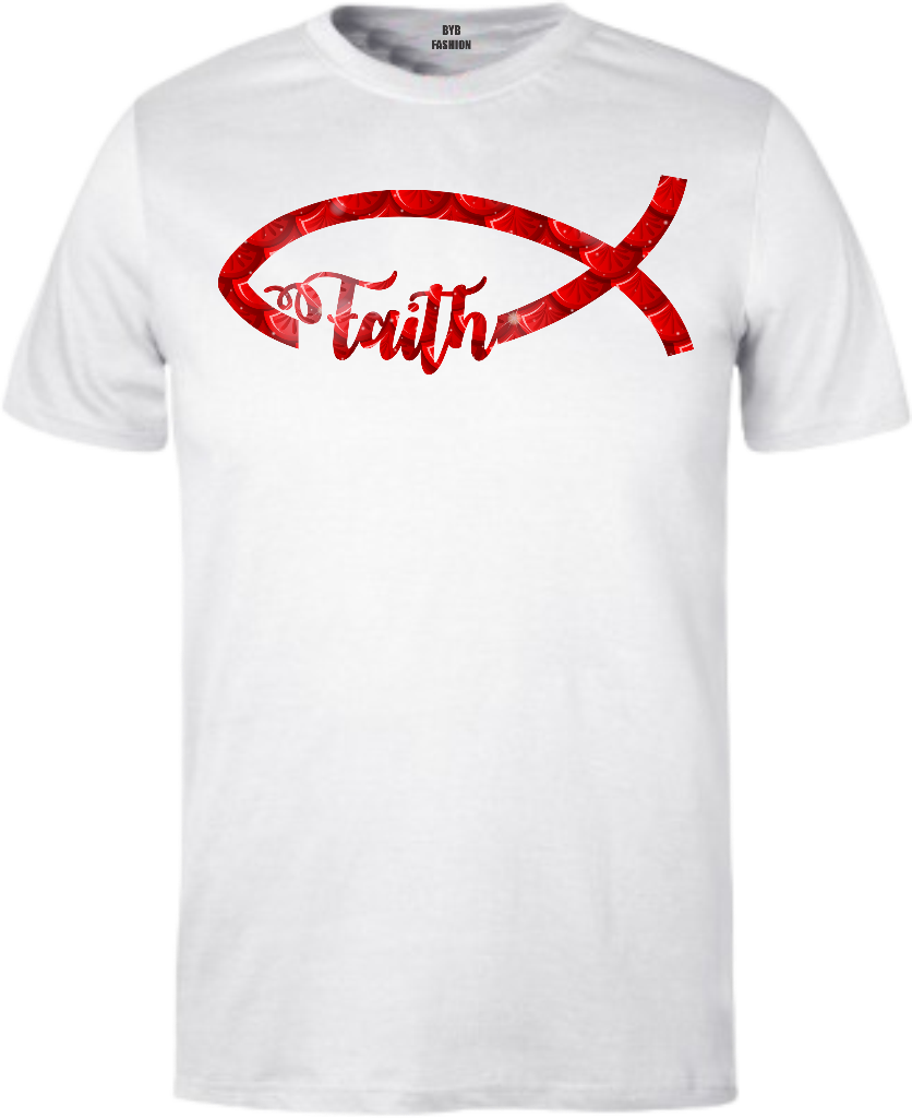 Faith Fish 145gsm Kids T-Shirt