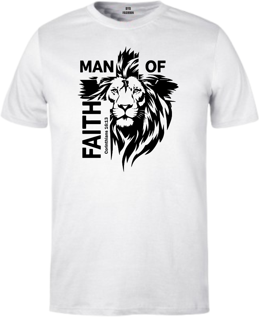 Man Of Faith 160gsm Adult T-Shirt