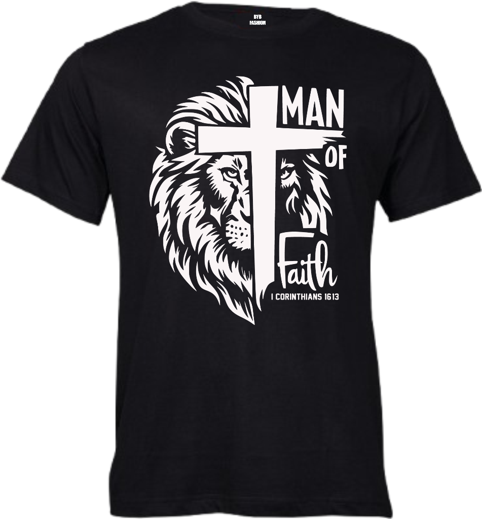Man Of Faith 160gsm Adult T-Shirt