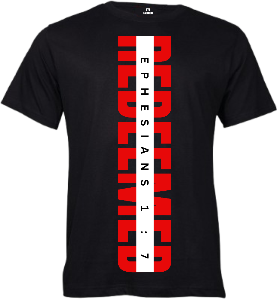 Redeemed Vertical 160gsm Adult T-Shirt