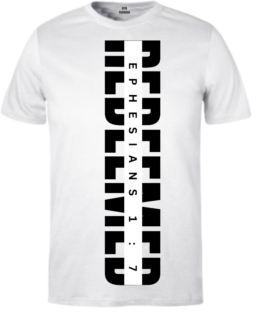 Redeemed Vertical 160gsm Adult T-Shirt