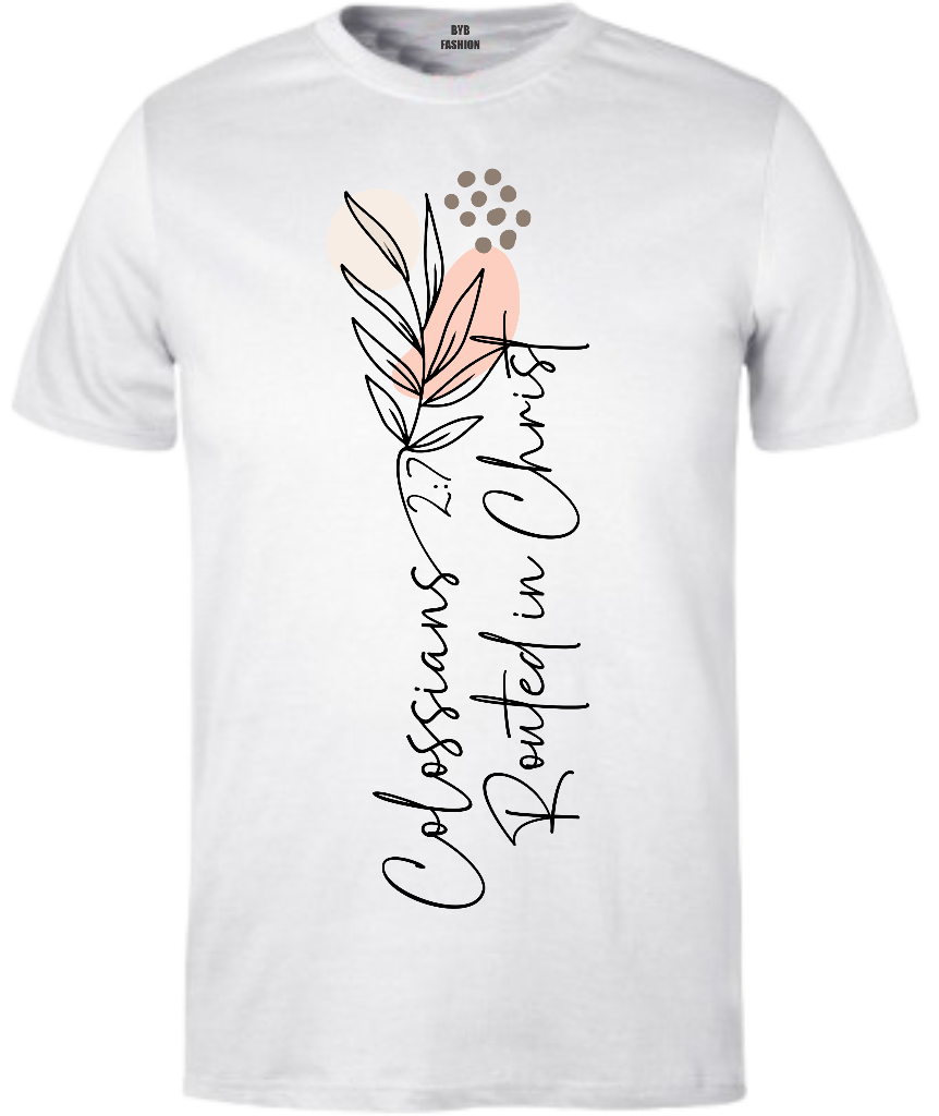 Rooted In Christ 160gsm Adult T-Shirt