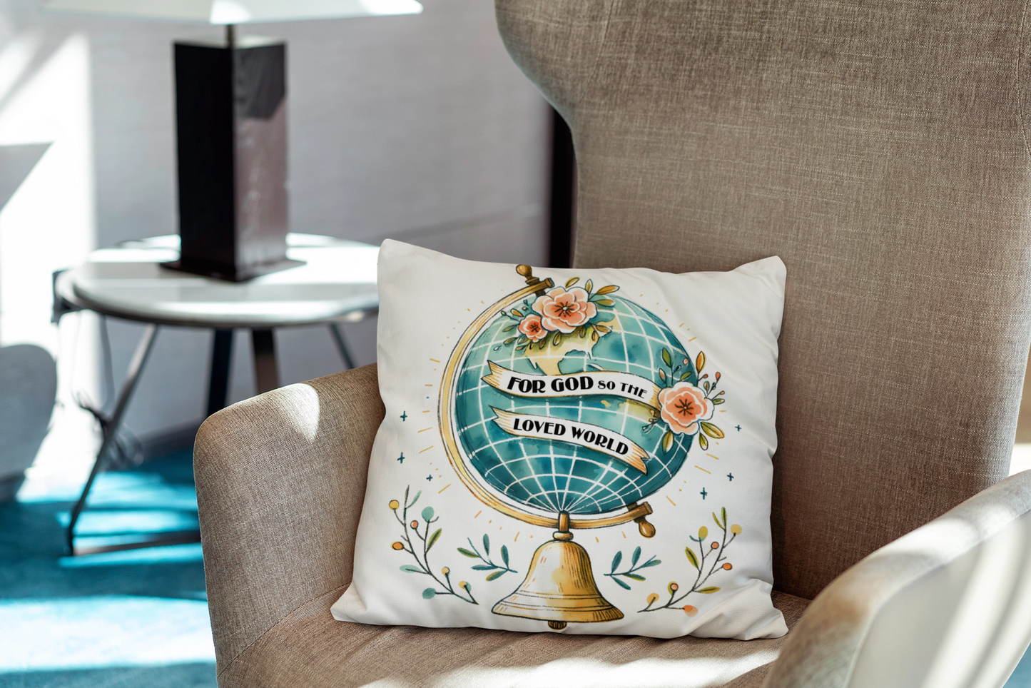 For God So Loved The World Scatter Cushion