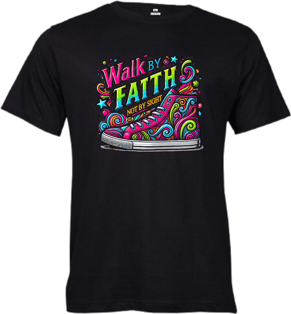 Walk By Faith Adult Classic T-Shirt