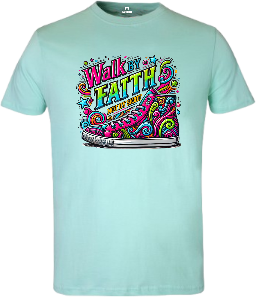 Walk By Faith Adult Classic T-Shirt