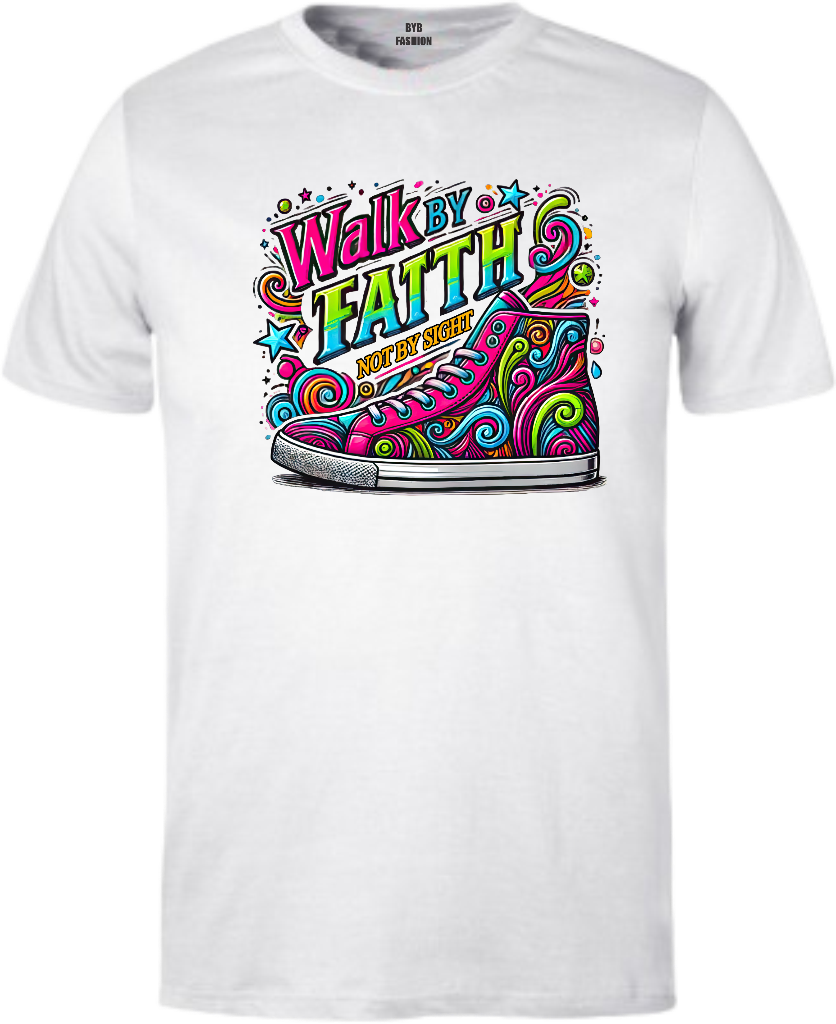 Walk By Faith Adult Classic T-Shirt