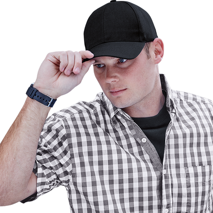 6 Panel Raven Cap