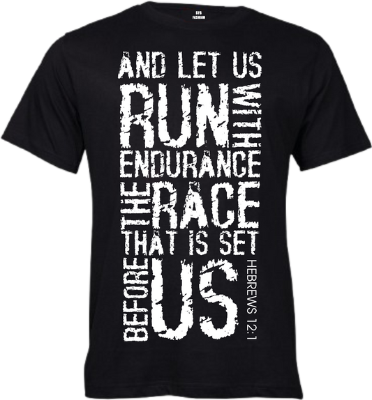 And Let Us Run With Endurance 145gsm Kids T-Shirt