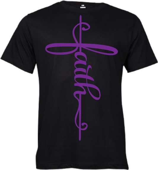 Faith Vertical Cross 145gsm Kids T-Shirt