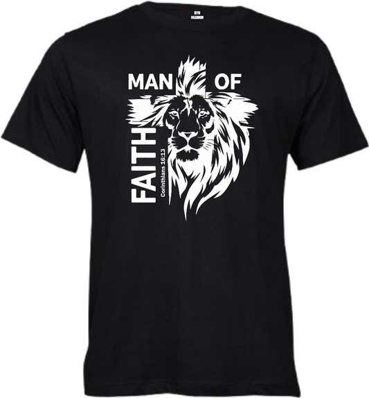 Man Of Faith 160gsm Adult T-Shirt