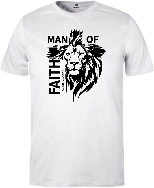 Man Of Faith 160gsm Adult T-Shirt