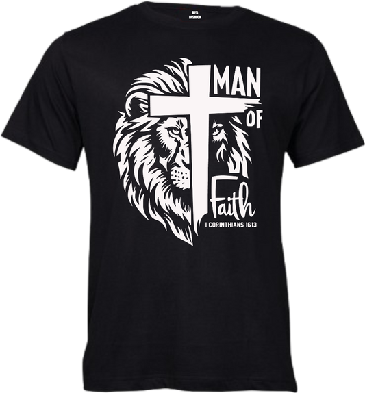 Man Of Faith 160gsm Adult T-Shirt