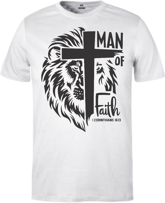 Man Of Faith 160gsm Adult T-Shirt
