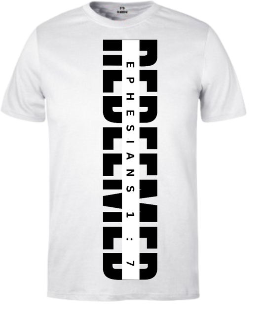 Redeemed Vertical 160gsm Adult T-Shirt
