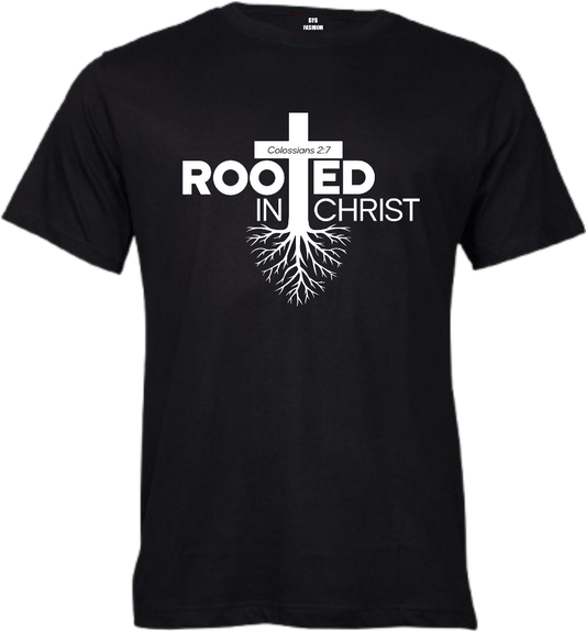 Rooted In Christ 160gsm Adult T-Shirt