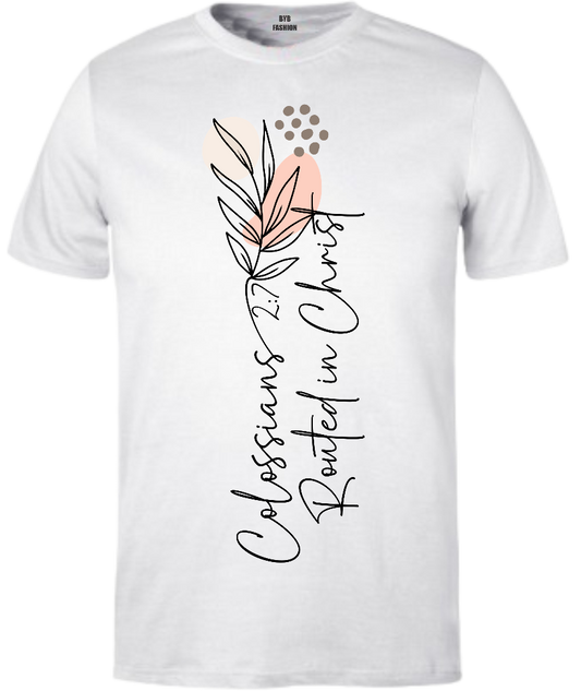 Rooted In Christ 160gsm Adult T-Shirt