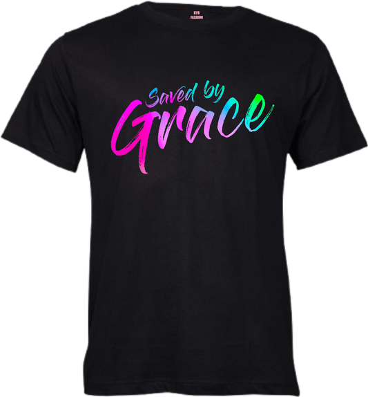 Saved By Grace 160gsm Adult T-Shirt