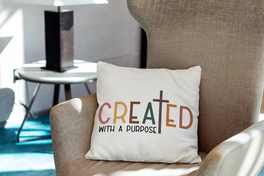 Created With A Purpose Scatter Cushion