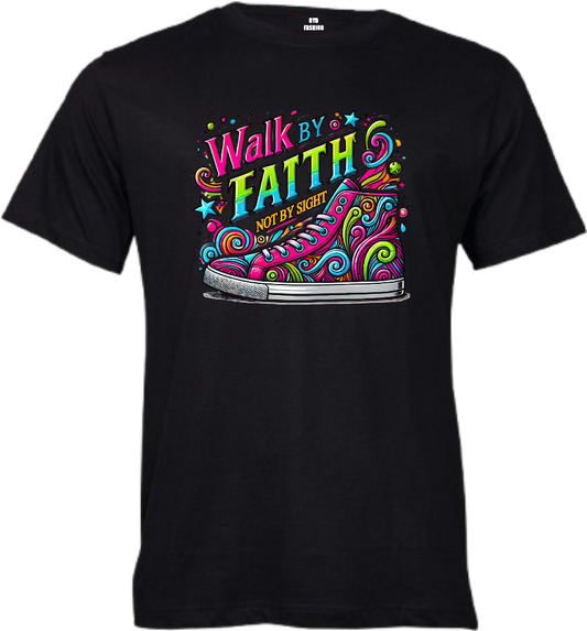 Walk By Faith Adult Classic T-Shirt